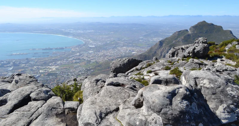 Vista norte sobre a Table Mountain. Foto: Vitor C. Pinto