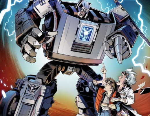 Transformers/Back to the Future #1. Fonte: IDW Publishing