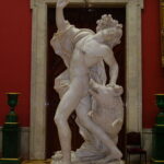 A morte de Adonis, por Giuseppe Mazzuoli (1709). Fonte: Wikipedia