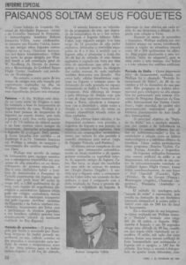Primeira página do artigo de Villela na NASA