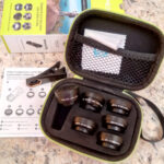 Kit de 6 lentes para câmera de smartphone. Foto: ViniRoger