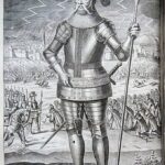 Eduardo III, Tempestade de granizo da Segunda-feira Negra. Fonte: Wikipedia