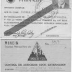 Documento como trabalhador cubano (1966)
