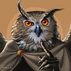 Aarakocra coruja. Fonte: twitter