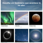 Pedaço da tela com o quiz relacionando nuvens e personalidade. Fonte: BuzzFeed