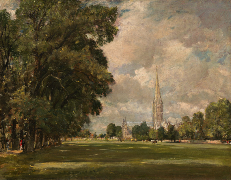 Salisbury Cathedral From Lower Marsh Close - John Constable (1820). Fonte: National Gallery of Art