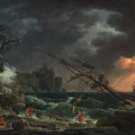 The Shipwreck - Claude-Joseph Vernet (1772). Fonte: National Gallery of Art