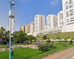 Estação meteorológica automática do Jabaquara (CGE-SP). Fonte: Google Street View