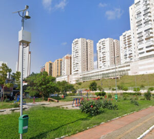 Estação meteorológica automática do Jabaquara (CGE-SP). Fonte: Google Street View