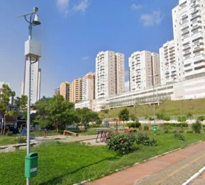 Estação meteorológica automática do Jabaquara (CGE-SP). Fonte: Google Street View