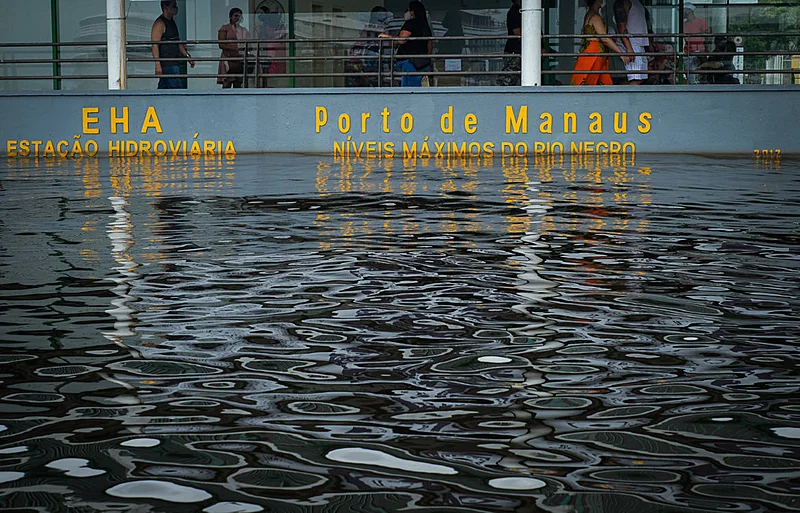 Cheia do Rio Negro em 2021. Foto: Alberto César Araújo/Amazônia Real
