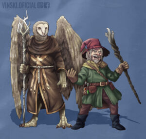 Urk e Skorlun. Arte: Vinski