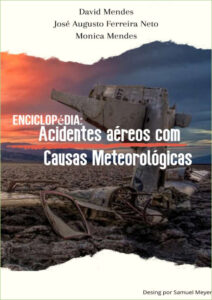 Capa do livro "Acidentes aéreos com causas meteorológicas". Fonte: divulgação.