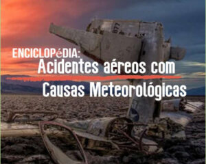 Capa do livro "Acidentes aéreos com causas meteorológicas". Fonte: divulgação.
