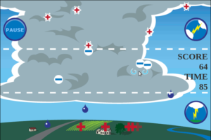 Exemplo de tela do "Make Lightning with ZAP!"