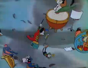 Cena de "The Band Concert" (1935).