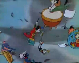 Cena de "The Band Concert" (1935).