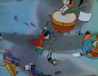 Cena de "The Band Concert" (1935).