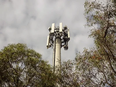 Antena de telefonia celular. Foto: Michael Coghlan
