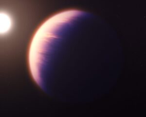 Ilustração mostra como poderia ser o exoplaneta WASP-39b, com base na compreensão atual do planeta. Fonte: NASA