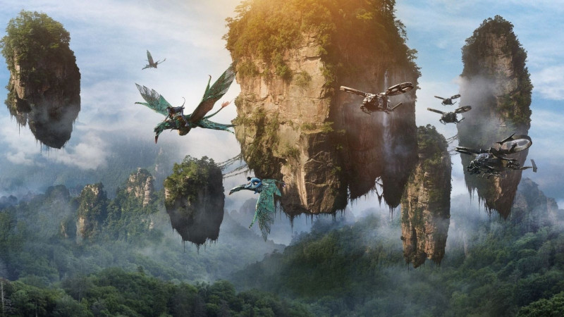 Montanhas Aleluia de Pandora. Fonte: 20th Century Fox