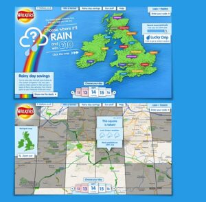 Visual do site da promoção