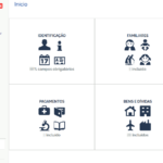 Exemplo de tela inicial de DIRPF online