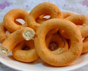 Rosquinhas de polvilho da receita. Foto: ViniRoger