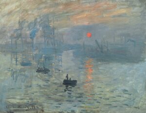 Impression, soleil levant (1878). Fonte: Wikipedia