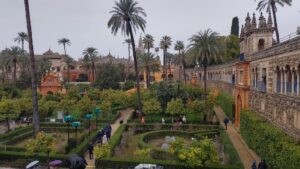 Jardins do Real Alcázar de Sevilha. Foto: ViniRoger