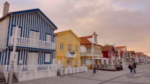 Algumas das Casas Típicas da Costa Nova. Foto: ViniRoger