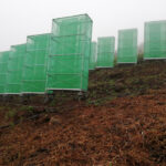 Coletor de água de neblina. Fonte: Life Nieblas