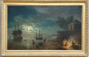 Claude Joseph Vernet, La Nuit; un port de mer au clair de lune (1771). Foto: ViniRoger