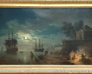 Claude Joseph Vernet, La Nuit; un port de mer au clair de lune (1771). Foto: ViniRoger