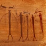 Painel pictográfico em Virgin Spring Canyon, Condado de Emery, Utah. Foto: Dave Manley.