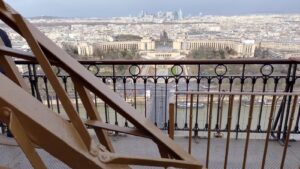 Vista de Paris (Jardins du Trocadéro) a partir da Torre Eiffel. Foto: ViniRoger