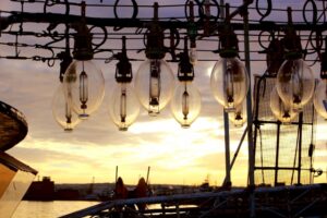 Boat fishing light. Fonte: Foto AC