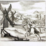 Don Quixot's Encounter with the Windmills. Fonte: Biblioteca Virtual Miguel de Cervantes