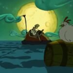 Nuvens Fluctus no jogo "The Curse of Monkey Island". Crédito: Lucasarts