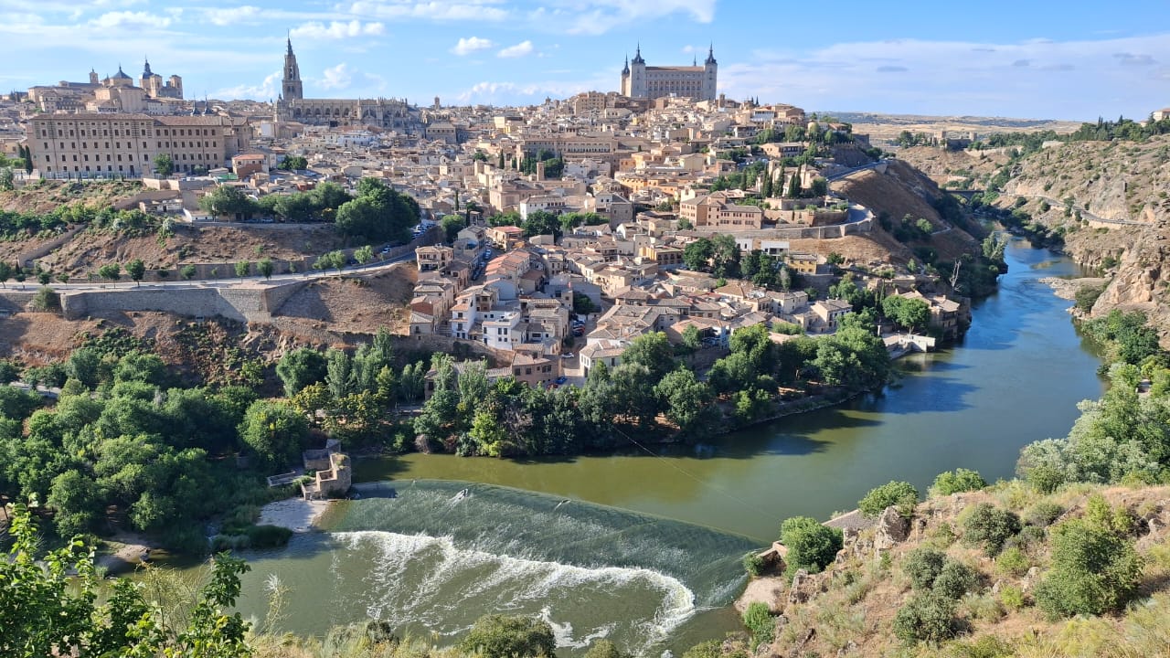 Vista do centro histórico de Toledo a partir do Mirador del Valle. Foto: Eliana Reis