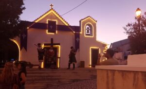 Ermida do Pé da Cruz durante o evento "Salir no Tempo: Época Medieval". Foto: ViniRoger