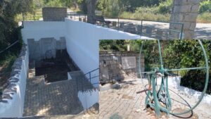 Fonte da Tareja (nora no detalhe, com poço logo abaixo). Foto: ViniRoger