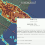 Aviso de gelo sobre mapa e alerta SIGMET. Fonte: Flightradar24