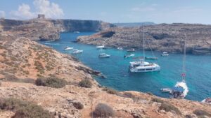 Parte sul da Blue Lagoon e Torre Santa Maria. Foto: ViniRoger