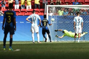 Argentina x Honduras - Futebol masculino - Olimpíadas Rio 2016. Fonte: Wikipedia