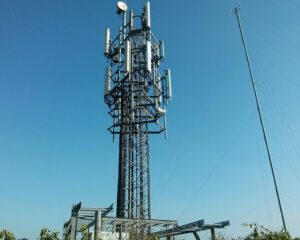 Torre de celular (não é a que causou o problema). Foto: Dominic Alves
