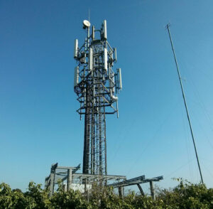 Torre de celular (não é a que causou o problema). Foto: Dominic Alves