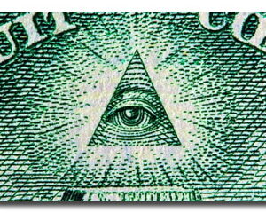 Dollar Bill Eye of Providence. Foto: Mark Turnauckas