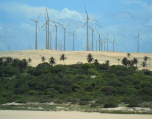 Geradores eólicos em Aracati/CE. Foto: ViniRoger