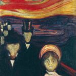 Edvard Munch - Anxiety (1894). Fonte: Wikipedia/Google Art Project